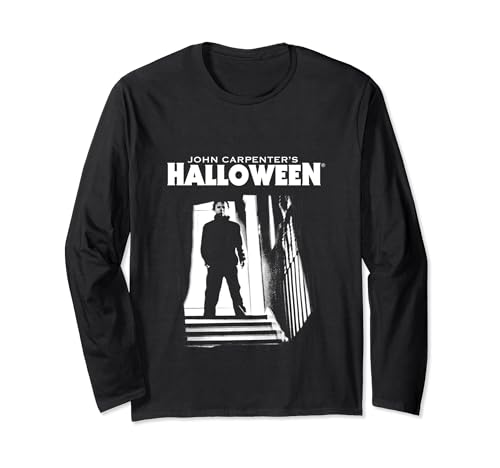 Halloween Michael Myers Top Of The Stairs Long Sleeve T-Shirt