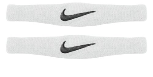 Nike Dri Fit Bands Pair (White/Black, Osfm)