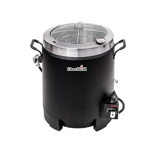 Charbroil The Big Easy TRU-Infrared Cooking Technology Propane Gas Stainless Steel Oil-Less Turkey Fryer, Black - 17102065