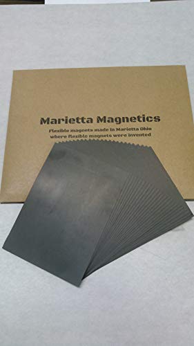 Marietta Magnetics 8.5 x 11 Plain Magnet Sheets 30 mil - 10 Pack