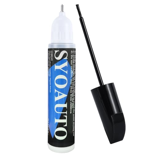 SYOAUTO Black Touch Up Paint for Cars, Auto Touch Up Paint Black Scratch Repair Automotive Black Car Paint Pen 2 in 1 Car Touch Up Paint 0.4 oz