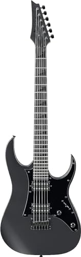 Ibanez GRG 6 String Solid-Body Electric Guitar, Right, Black Flat, Full (GRGR131EXBKF)