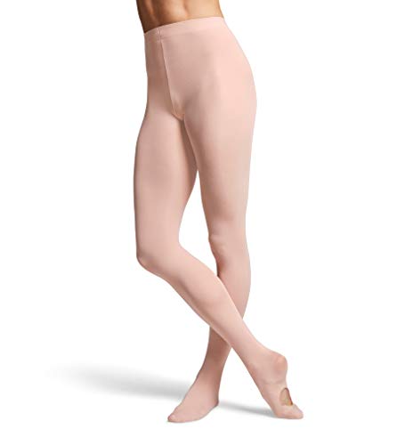 BLOCH Women's Ladies contoursoft adaptatoe Tights, Pink, Large/X-Large