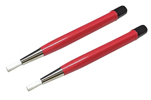 Fiberglass Scratch Brush Pen - 2 Pack - Jewelry, Watch, Coin Cleaning, Electronic Applications, Removing Rust and Corrosion