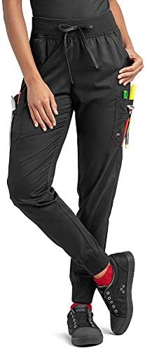 Industry Line Women's Jogger Chef Pant (Black, XS)
