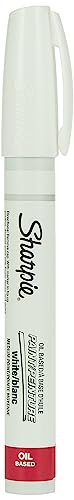 Sanford 35558 Sharpie Oil-Based Paint Marker, Medium Point, White, 1-Count