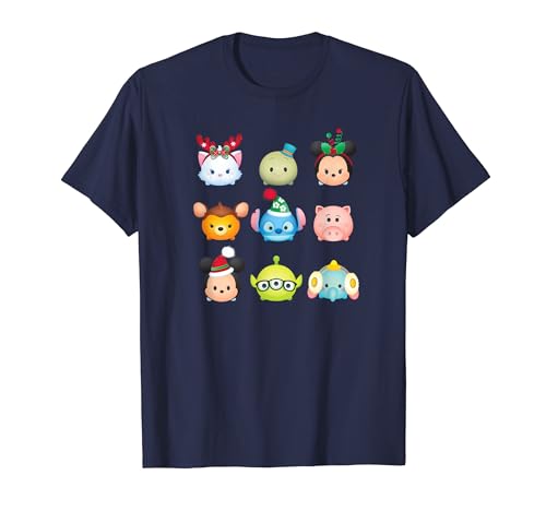 Disney Tsum Tsum Holiday Grid T-Shirt
