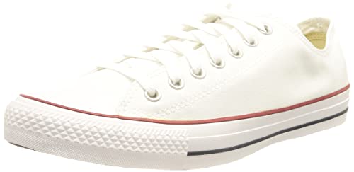 Converse Unisex Chuck Taylor All Star Ox Low Top Classic Sneakers, Optical White, 9.5 Women/7.5 Men