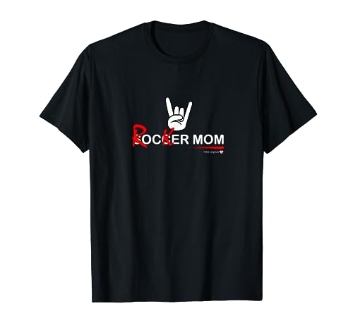 Soccer Mom Rocker Mom - Rock, Rebellious and Fun T-Shirt