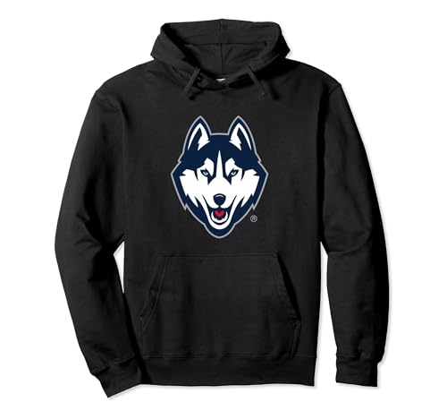 Connecticut Huskies Icon Officially Licensed Pullover Hoodie, Long Sleeve