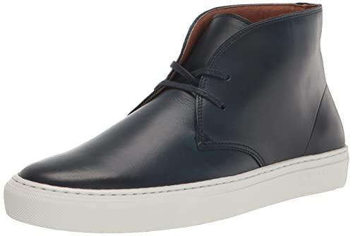 Ted Baker Men's CLARECB Burnished Leather Boot Chukka, Navy, 9