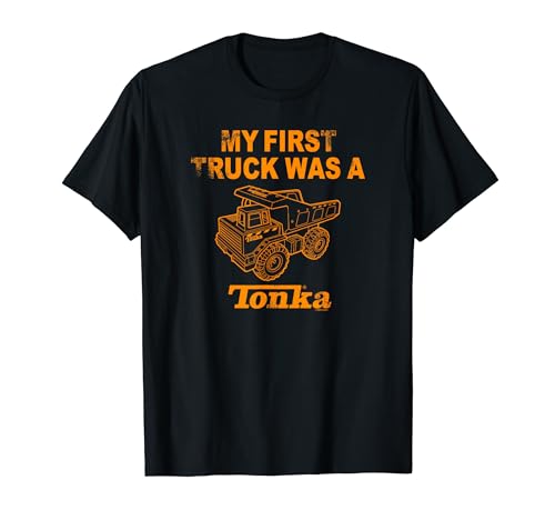 Tonka Construction My First Truck Was A Tonka Vintage T-Shirt