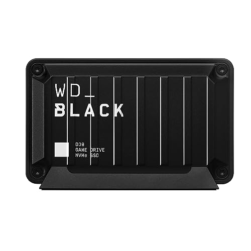 Western Digital 1TB D30 Game Drive SSD - Portable External Solid State Drive, Compatible with Playstation, Xbox, & PC, Up to 900MB/s - WDBATL0010BBK-WESN