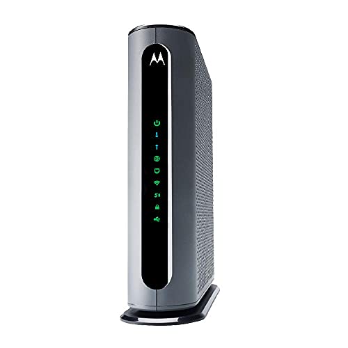 Motorola MG8702- DOCSIS 3.1 Cable Modem Wi-Fi Router,(High Speed Combo) with Intelligent Power Boost - AC3200 Wi-Fi Speed, Approved for Comcast Xfinity, Cox, and Charter Spectrum - (Renewed )