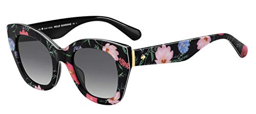 Kate Spade New York Women's Jalena Square Sunglasses, Floral Print, 49 mm