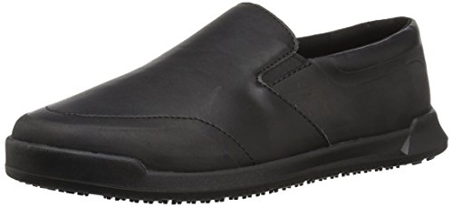 Shoes for Crews Mason, Men's Slip Resistant Work Shoes, Water Resistant, Black, Size 7.5