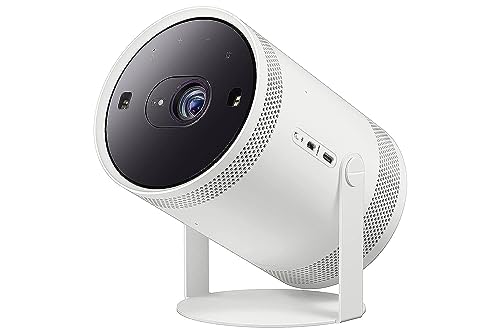 SAMSUNG 30' - 100' The Freestyle FHD HDR Smart Portable Projector for Indoor and Outdoor Home Theater, Big Screen Experience with Premium 360 Sound w/ Alexa Built-In (SP-LSP3BLAXZA)