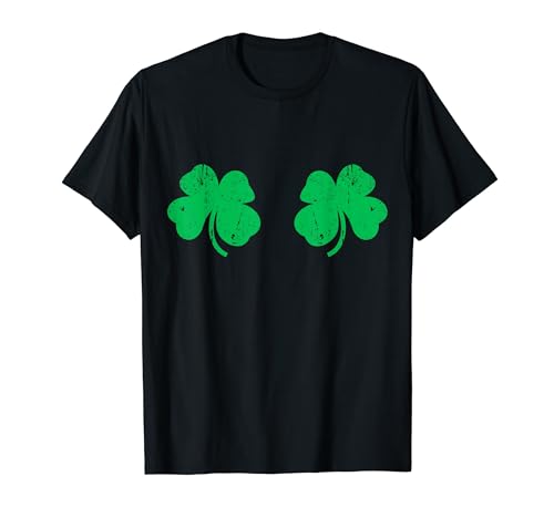 Shamrock Boobs T-Shirt Irish St Patricks Day Shirt T-Shirt