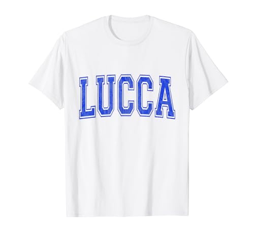 Lucca Italy - Lucca Varsity Logo - Lucca Italia T-Shirt