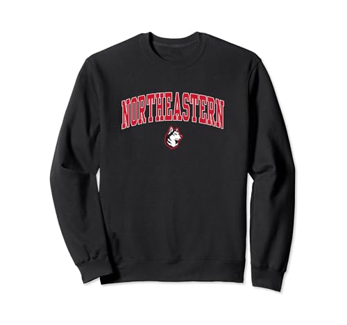 Northeastern Huskies Arch Over Logo Officially Licensed Sweatshirt