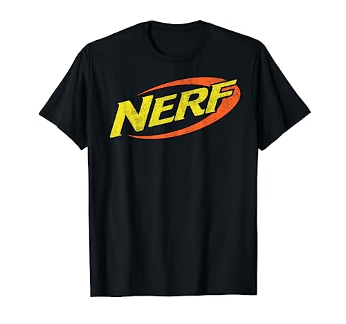 Nerf Classic Distressed Retro Color Logo T-Shirt