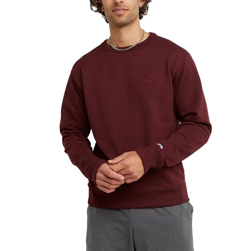 Champion Men's Crewneck, Powerblend Fleece Sweatshirt, Crewneck Sweatshirts(Reg. or Big & Tall)