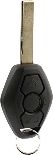 KeylessOption Keyless Entry Remote Control Car Key Fob Smooth Style Replacement for LX8 FZV