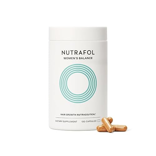 Nutrafol Women's Balance Hair Growth Supplements, Ages 45 and Up, Clinically Proven Hair Supplement for Visibly Thicker Hair and Scalp Coverage, Dermatologist Recommended - 1 Month Supply Refill Pouch