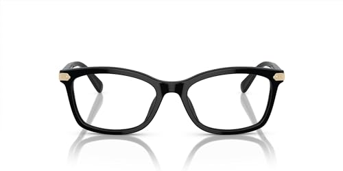 Coach HC6219U Universal Fit Prescription Eyewear Frames, Black/Demo Lens, 51 mm