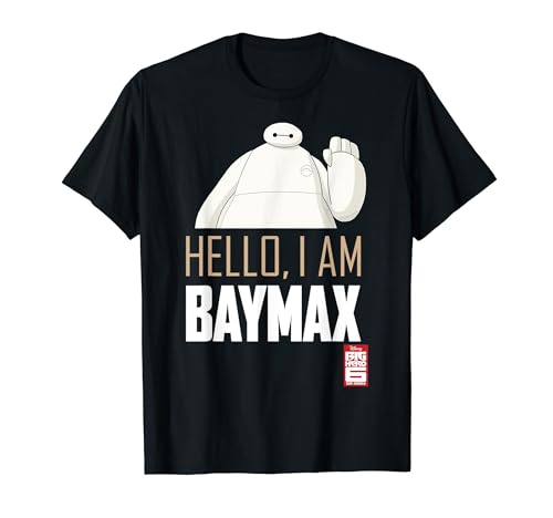 Disney Big Hero 6 TV Series Baymax Hello Graphic T-Shirt T-Shirt