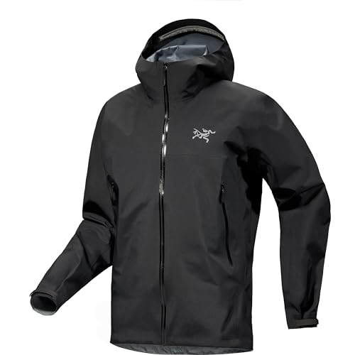 Arc'teryx Beta Jacket Men's | Redesign | Gore-Tex ePE Shell, Maximum Versatility - Hiking Jacket, Waterproof Rain Jacket | Black, Small