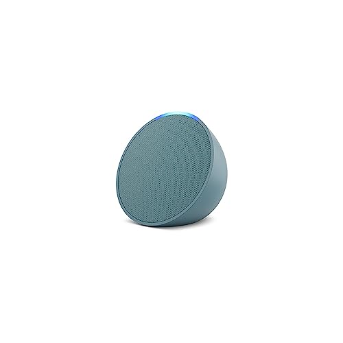 Amazon Echo Pop | Full sound compact smart speaker with Alexa | Midnight Teal