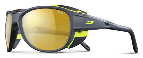 Julbo Explorer 2.0 Mountain Sunglasses - REACTIV Zebra - Matte Gray/Green