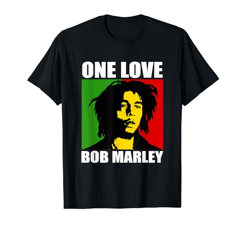 Official Bob Marley One Love Rasta T-Shirt