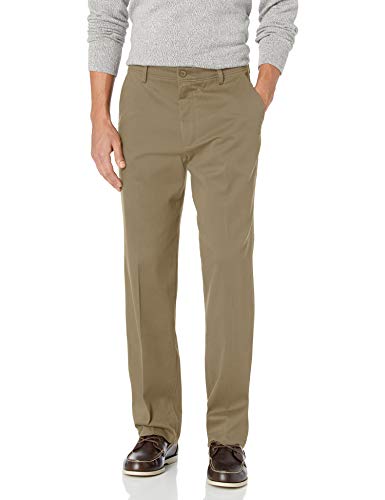 Dockers Men's Classic Fit Easy Khaki Pants (Standard and Big & Tall), Timberwolf, 34W x 32L