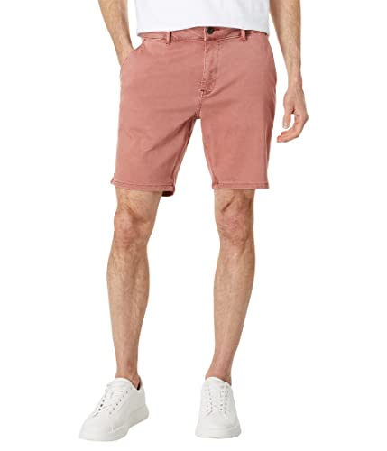 PAIGE Men's Thompson Stretch Twill Casual Classic Fit Short, Vintage Smoked Salmon