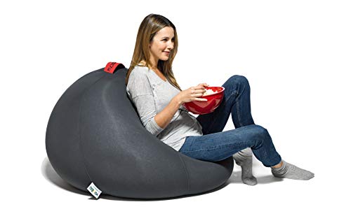 Yogibo Star Wars Pod X Small Bean Bag Lounger Chair for Adults and Teens with Filling, Soft, Plush, Comfy, Sensory Lounge Beanbag, Washable Cover, Measures 3'x3', Empire, Black