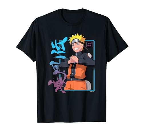 Ripple Junction x Naruto Shippuden Kanji Frame Anime Design T-Shirt