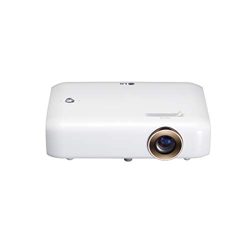 LG PH510P HD Resolution (1280 x 720) Portable CineBeam Projector, Built-in Battery (up to 2.5 Hours) - White