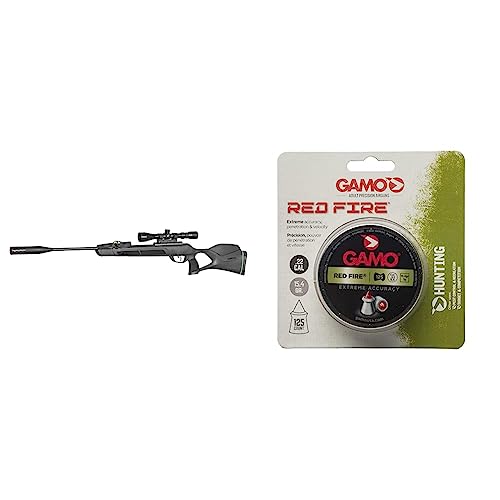 Gamo Swarm Magnum 10X GEN3i .22 Caliber Break Barrel Air Rifle + Gamo RED FIRE .22 Caliber Pellets (125 Count)