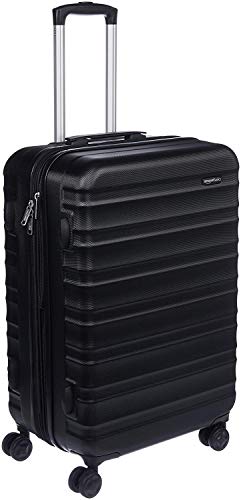 Amazon Basics Hardside Spinner Luggage 26-Inch, Black