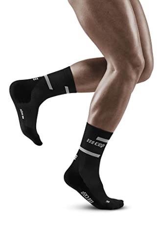 CEP The Run Socks Mid Cut 4.0, Black, Men, IV