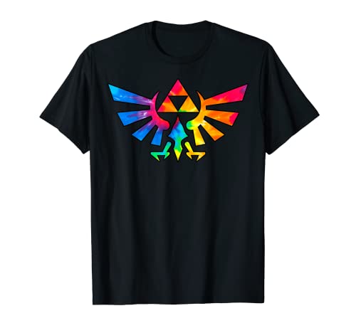 Legend of Zelda Triforce Symbol Tie Dye T-Shirt