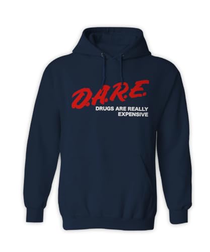 CHERSE Retro Dare hoodie Drugs Are Really Expensive Design Long Sleeve Sweatshirt hooded