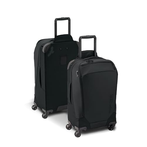 eagle creek Tarmac XE 4-Wheel 65L Luggage - Durable Travel Bag with Heavy Duty Wheel Housing, Puncture-Resistant Lockable Zippers, and Organizer Compartments, Black