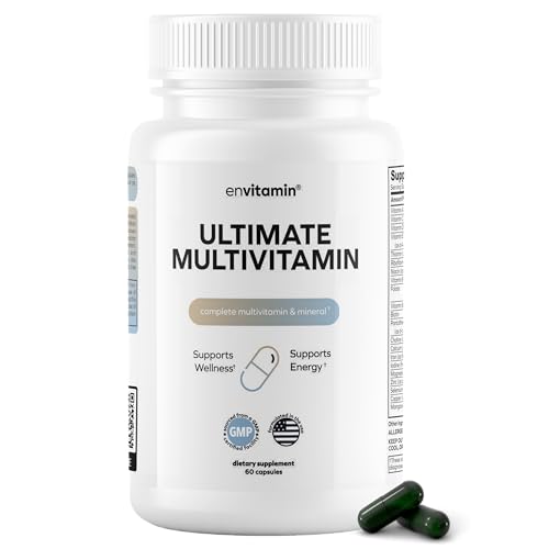 envitamin Ultimate Multivitamin Multimineral and Superfood with 42 Fruit and Vegetable Blend, 60 Count