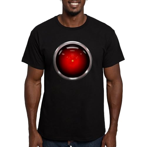 CafePress HAL 9000 Eye Men's Fitted T Shirt (Dark) Men's Fitted Graphic T-Shirt Black