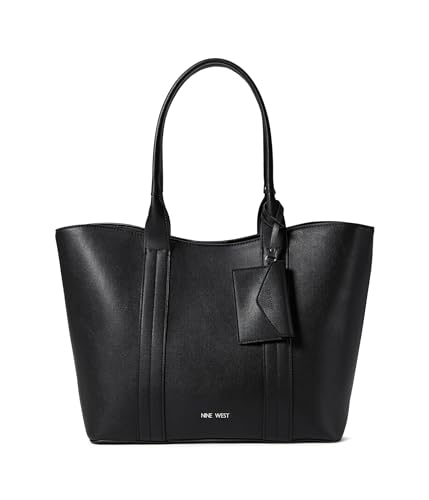 Nine West Kyndall Trap Tote, Black