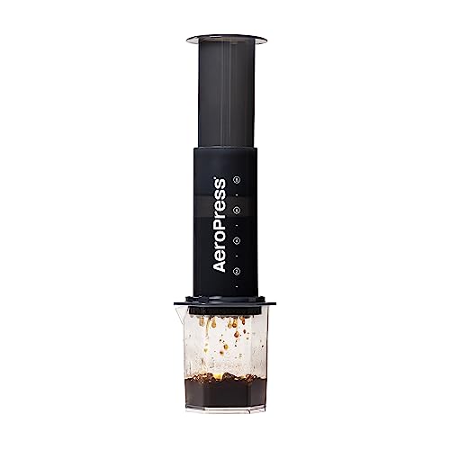 Aeropress XL Coffee Press – 3 in 1 brew method combines French Press, Pourover, Espresso. Full bodied, smooth coffee without grit or bitterness. Small portable maker for camping & travel