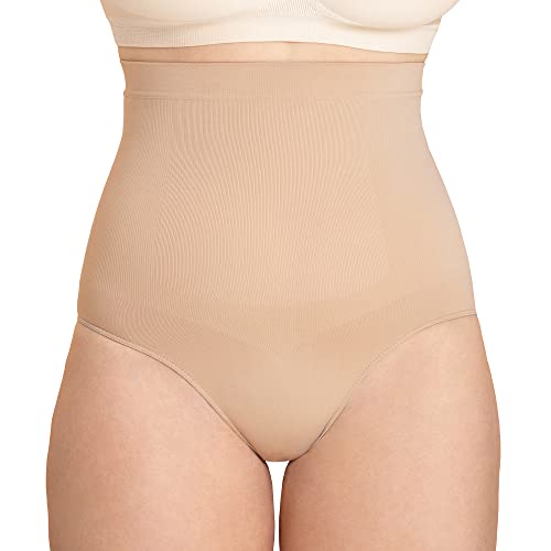 SHAPERMINT Body Shaper Tummy Control Panty Shapewear for Women Nude